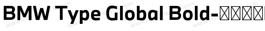 BMW Type Global Bold字体转换
